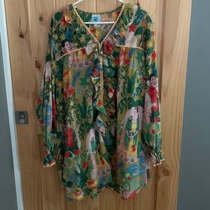 Frida Kahlo inspired top sized XXL.